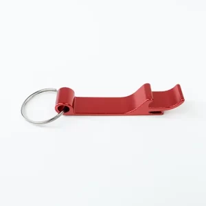 Chaveiro de Metal Personalizado Abridor - Vermelho