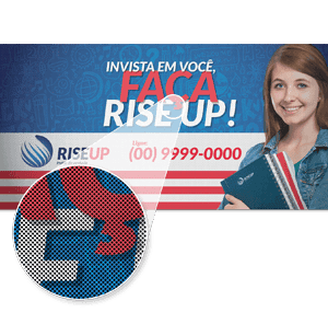 Adesivo Perfurado