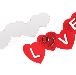 Adesivo para Vitrine Love