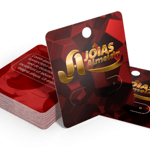 Cartelas para Bijuterias - Couchê 300g - 13x5cm