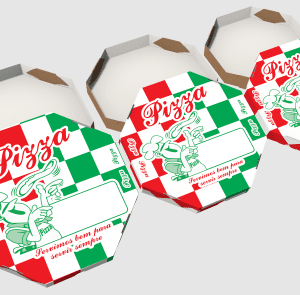 Caixa de Pizza Estampada - 30cm