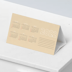 Calendário de Mesa Postal - Couchê Brilho 300g