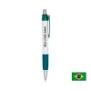 Caneta Brasil Branco e Verde