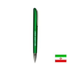 Caneta Irã Verde e Prata