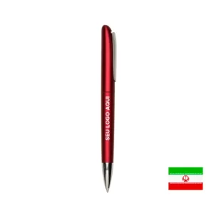 Caneta Irã Vermelha e Prata