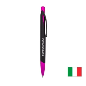 Caneta Itália Preto e Rosé