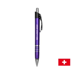 Caneta Suíça Roxa