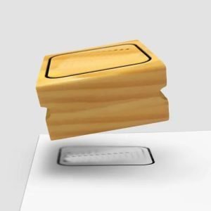 Carimbo para Scrapbook - 3x3cm