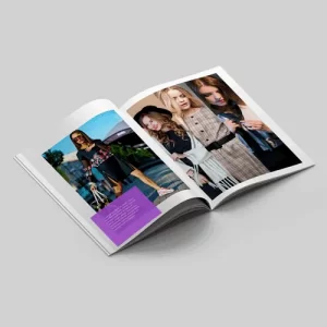 Catálogo 40 Páginas - Couchê Fosco 170g com Verniz UV Localizado Frente e Verso