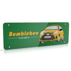 Cobre Placas de Carros - PVC/PS/PET Branco 0,3mm
