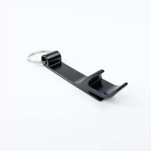 Chaveiro de Metal Personalizado Abridor - Preto