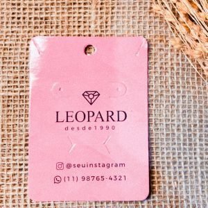 Cartela para Bijuterias - Supremo 300g -1 Par de Brinco+1 Colar+1 Acessório