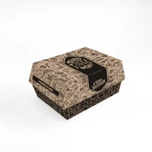 Embalagem Multiuso para Hambúrguer, Lanches e Doces em Kraft 280g - 77x110mm
