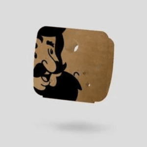 Cartela Modelo Gravatinha - Kraft 280g
