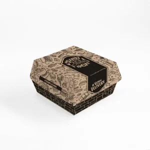 Embalagem Multiuso para Hambúrguer, Lanches e Doces em Kraft 280g - 65x105mm