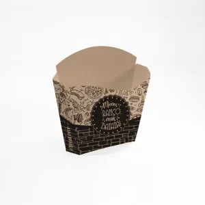 Embalagem para Batata Frita e Porções em Kraft 280g - 108x59mm