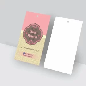 Tag Personalizada - Supremo 300g- 38x88mm