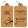 Tag Personalizada - Kraft 280g - 54x85mm