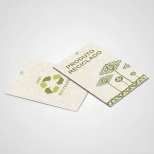 Tag Personalizada - Reciclato 240g - 43x48mm