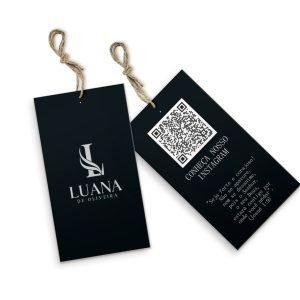 Tag Personalizada - Couchê Fosco 300g - 38x88mm