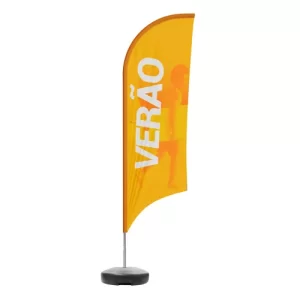 Wind Banner Personalizado Modelo Vela - 650x1900mm
