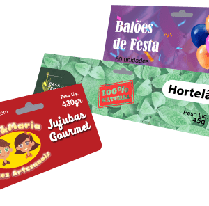 Solapas Personalizadas - Couchê 250 - Verniz Total Frente