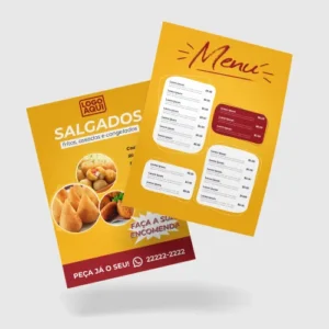 Flyers e Panfletos e Folhetos - Couchê Brilho 70g - Sem Verniz - 200x280mm