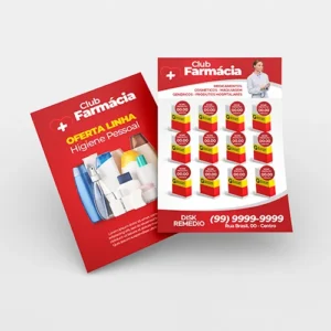 Flyers e Panfletos e Folhetos - Couchê Brilho 70g - Sem Verniz - 280x406mm