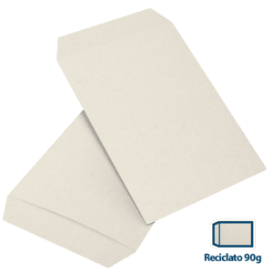 Envelopes Personalizados - Reciclato 90g - Aba Lateral - 23x11,3cm