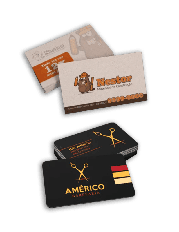 cartão de visita na vila mariana