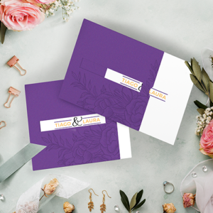 Convite de Casamento Romântico 02 - Amsterdan