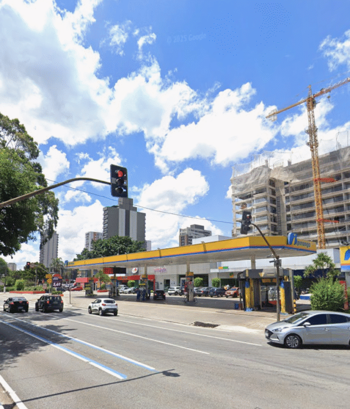 grafica na Avenida dos Bandeirantes